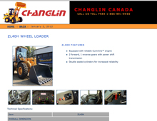 Changlin Canada website design