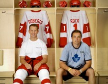 Gary Roberts with Leaf fan