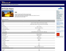 Terraquip International website design