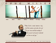 Doug Miller website design